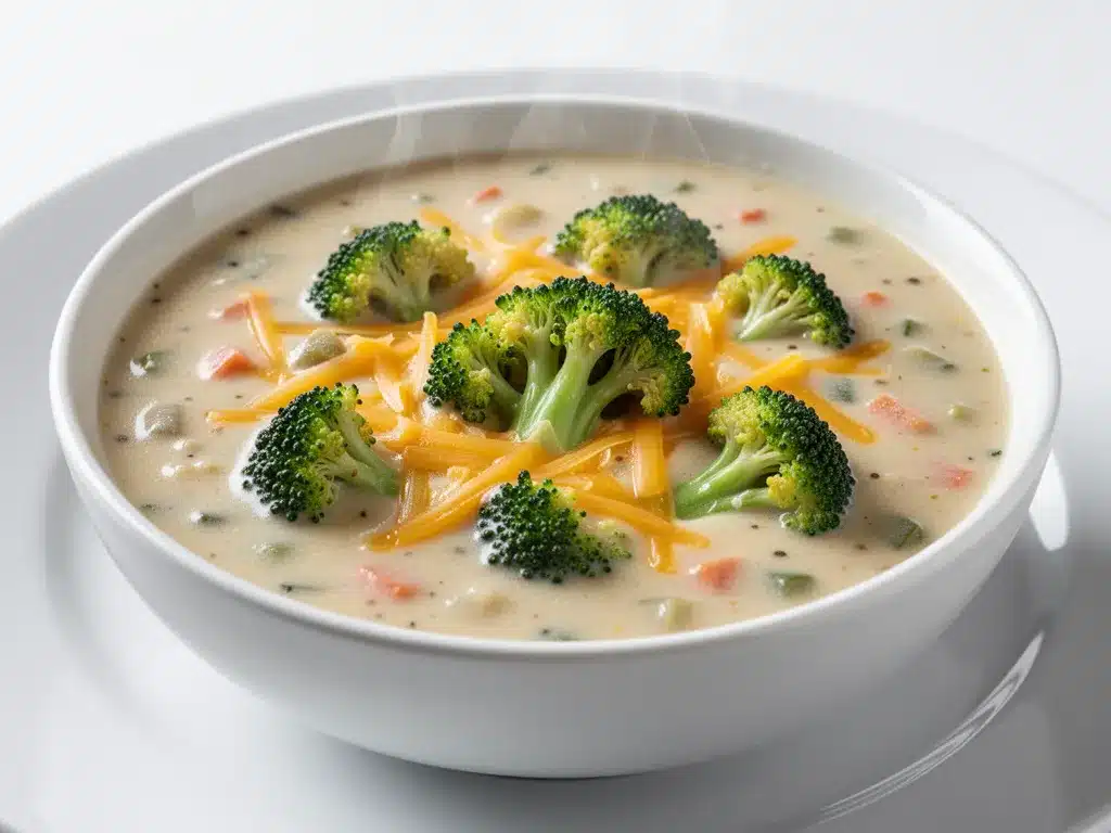 Back-to-School Broccoli Cheddar Soup: Easy Crockpot Meal 4 back-to-school broccoli cheddar soup preparation steps