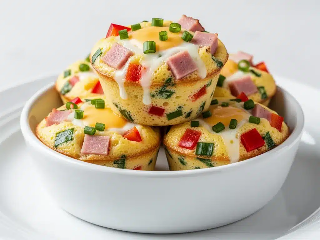 Back-to-School Ham and Cheese Egg Muffins: 7 Easy Prep Ahead Breakfasts 4 back-to-school ham and cheese egg muffins preparation steps