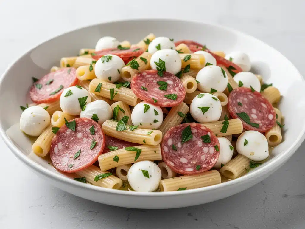 back-to-school pasta salad - featured image