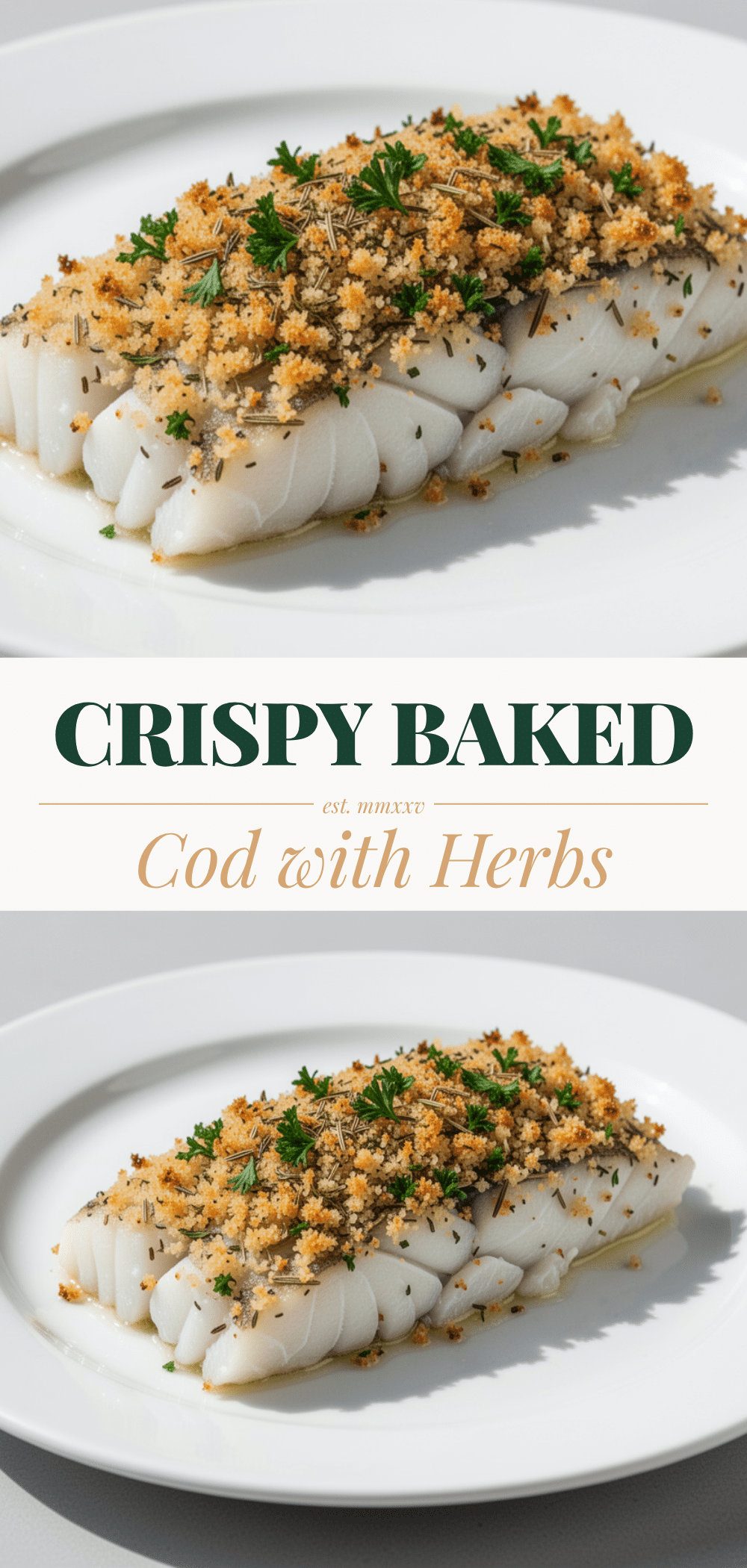 Baked Cod with Garlic Herb Breadcrumbs: 20 Min Dinner 5 baked cod with garlic herb breadcrumbs recipe