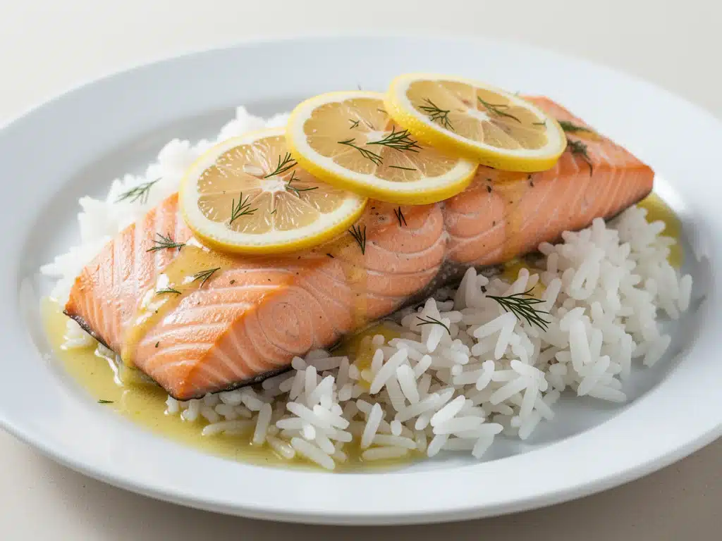 Baked Salmon with Lemon Butter - featured image