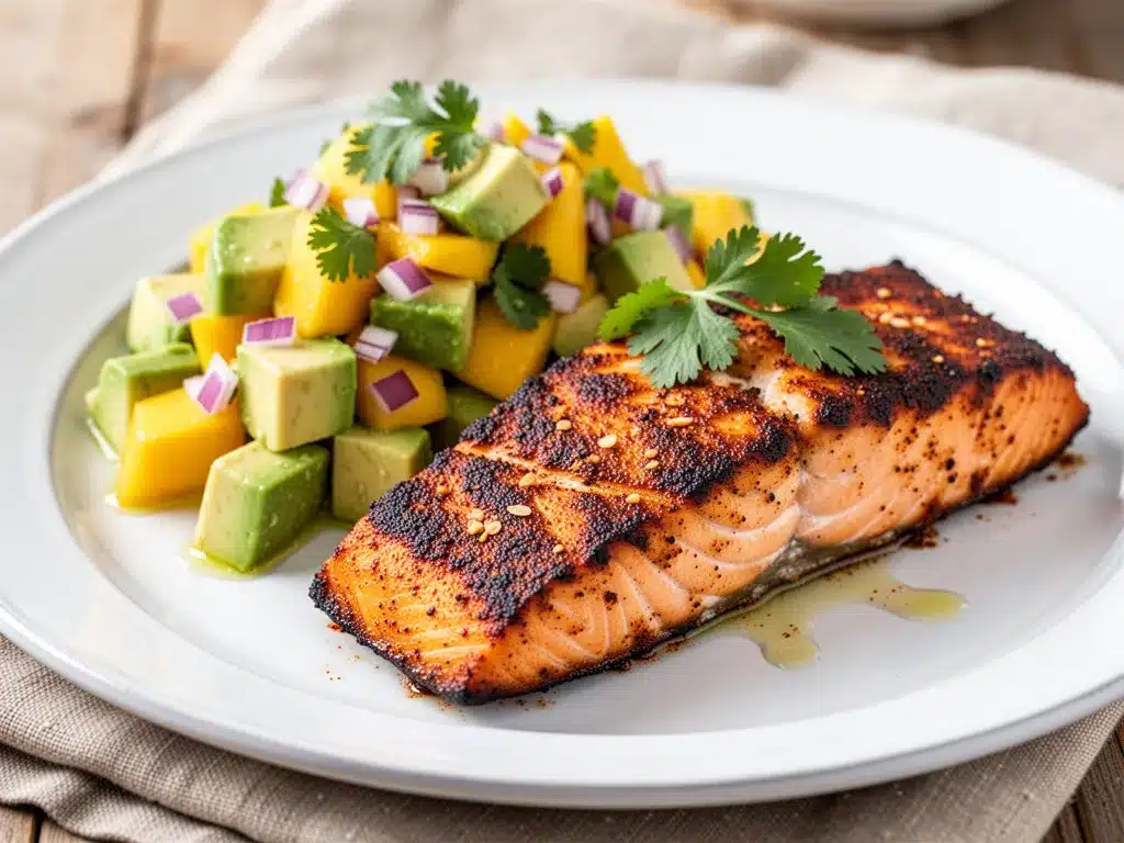 Blackened Cajun Salmon: 20 Min Easy Healthy Dinner 4 Blackened Cajun Salmon preparation steps