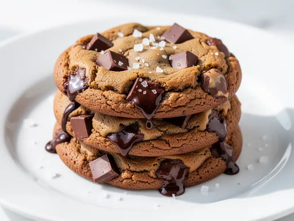brown butter chocolate chip cookies - featured image