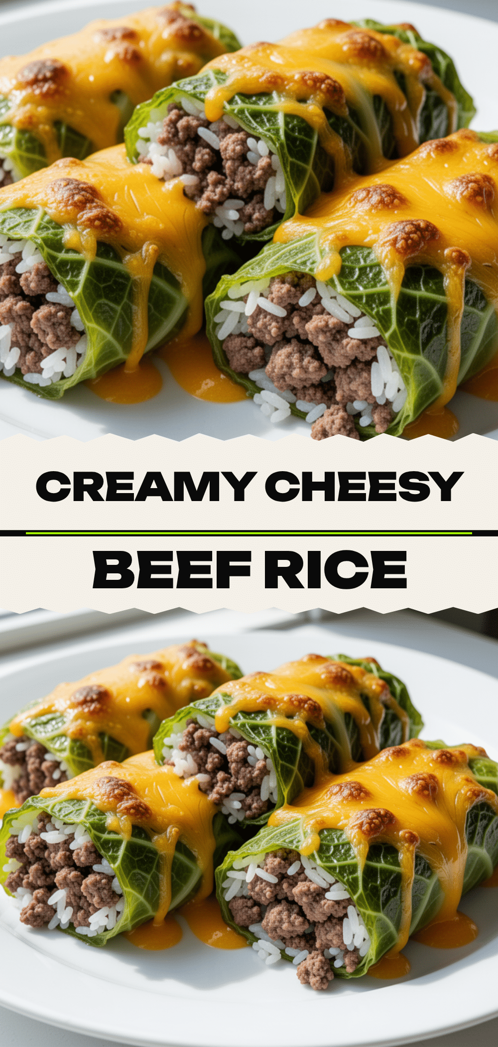 Cheesy Ground Beef Rice Stuffed Cabbage Rolls 5 cheesy ground beef rice stuffed cabbage rolls recipe
