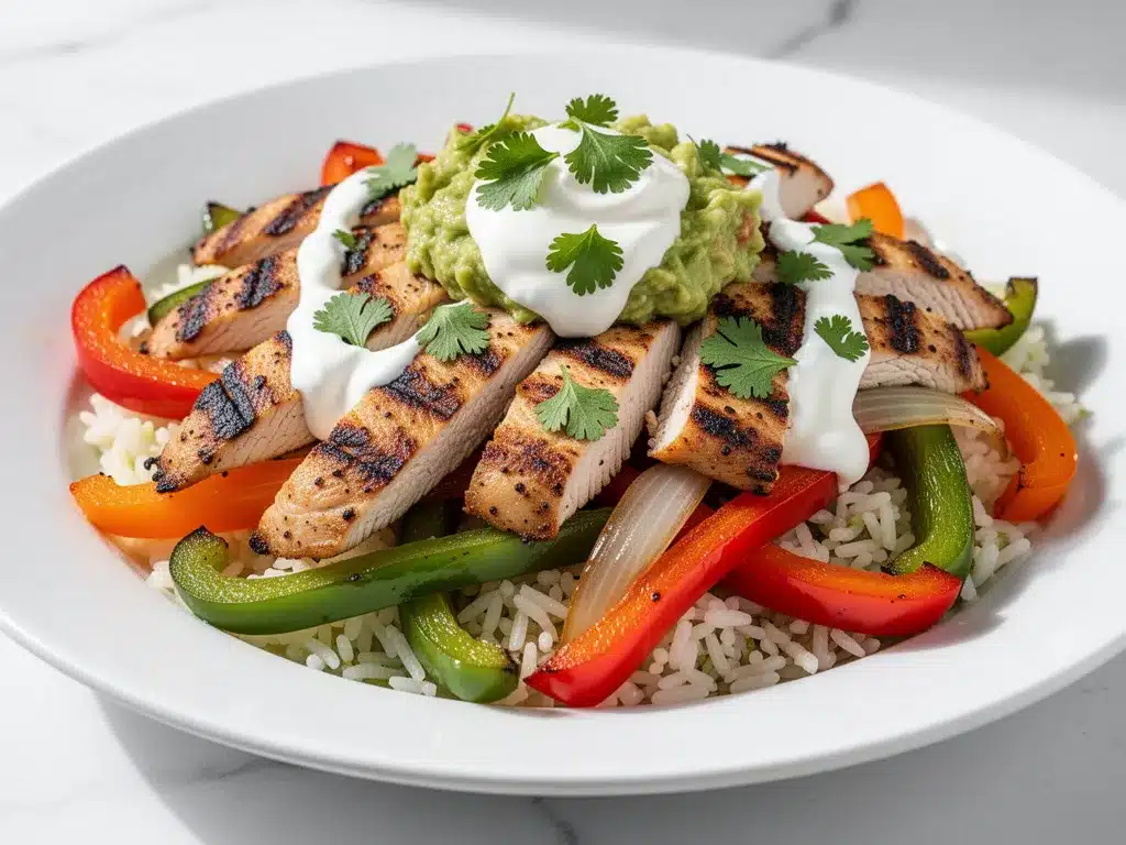 Chicken Fajita Bowls: Easy Weeknight Dinner 4 Chicken Fajita Bowls preparation steps