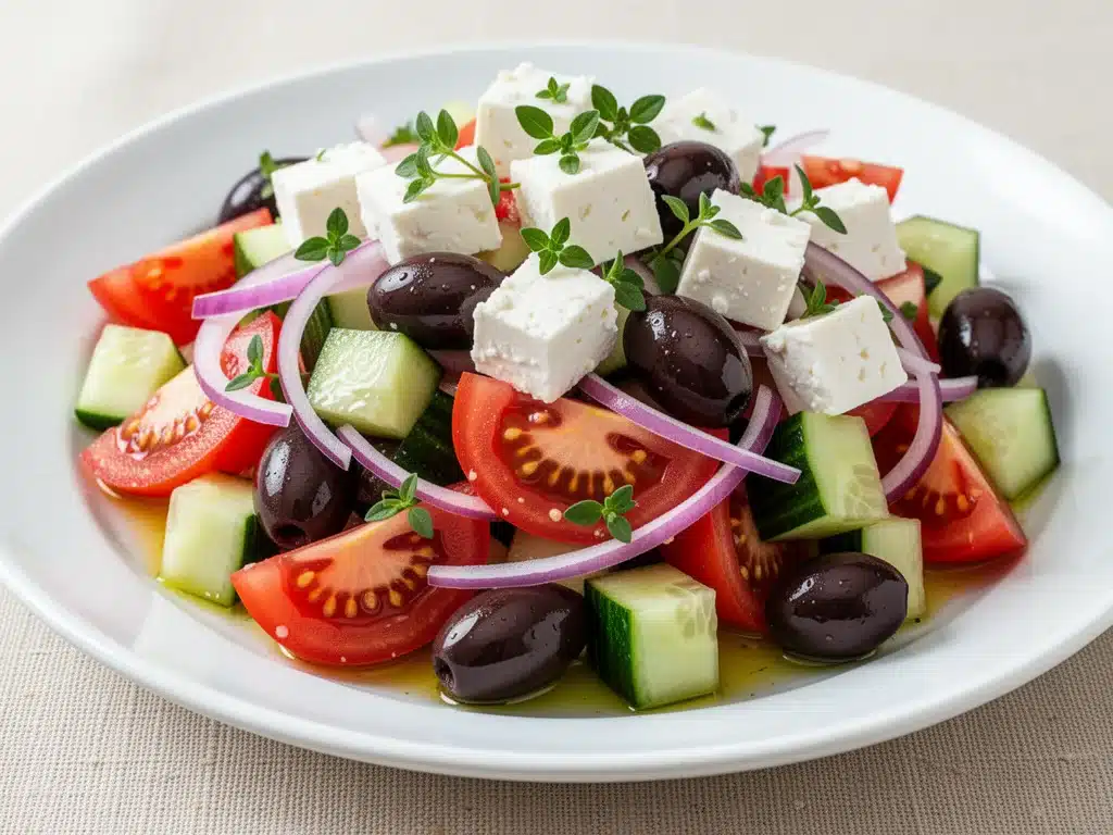 chopped Greek salad - featured image