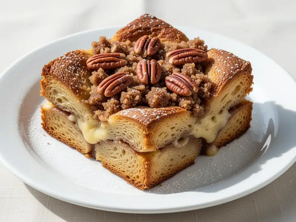 cinnamon french toast bake - featured image