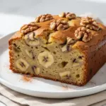 classic banana bread with toasted walnuts - featured image