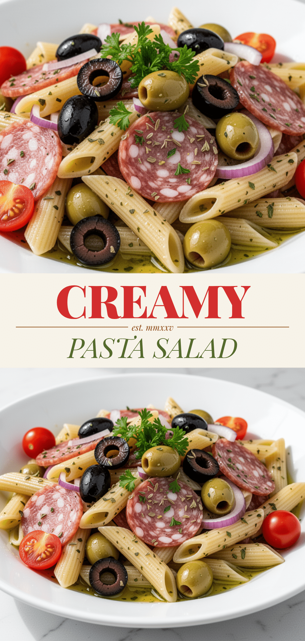 Cold Italian Pasta Salad: Best Easy Potluck Side 5 Cold Italian Pasta Salad recipe