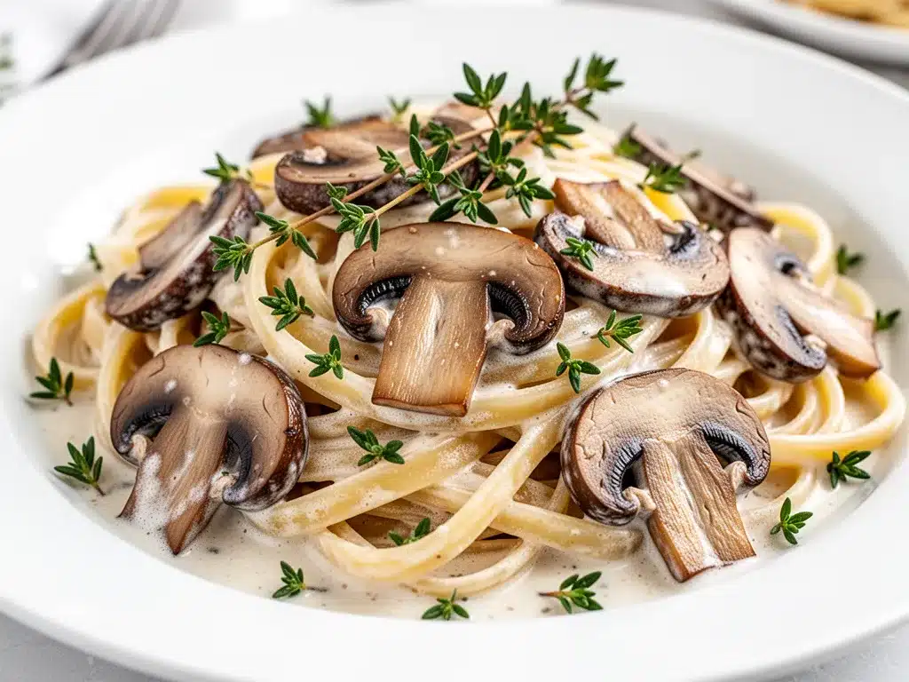 Creamy Mushroom Alfredo Pasta: Easy 20 Min Dinner 4 creamy mushroom alfredo pasta preparation steps