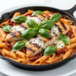 creamy sun-dried tomato chicken pasta - featured image
