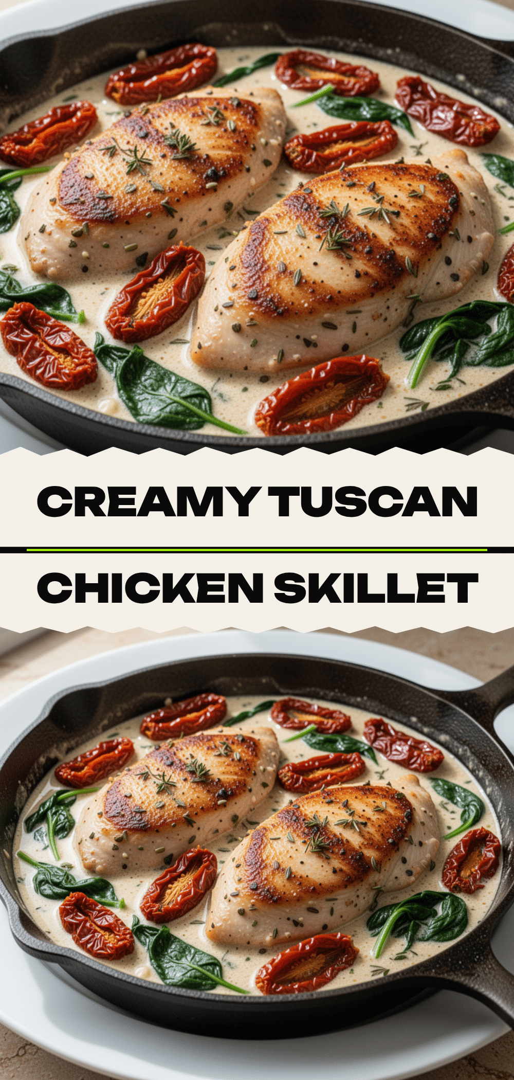 Creamy Tuscan Chicken Skillet: Easy 30-Minute Dinner 5 creamy Tuscan chicken skillet recipe