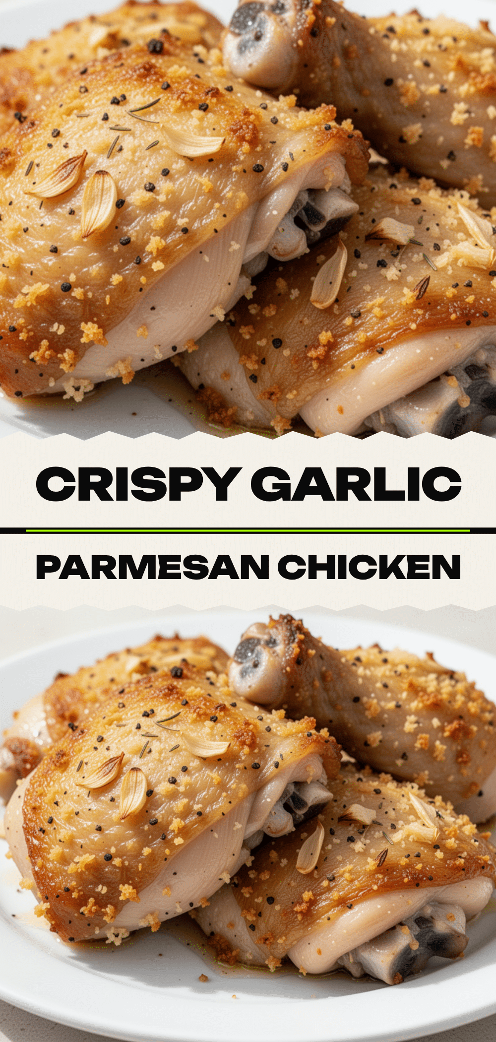 Crispy Baked Chicken Thighs: 30 Min Garlic Parmesan Dinner 5 Crispy Baked Chicken Thighs recipe
