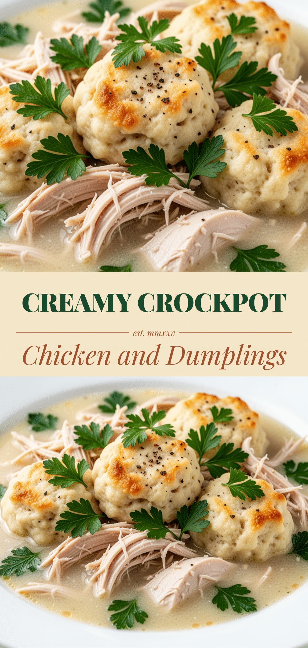 Crockpot Chicken and Dumplings: Easy Comfort Dinner Recipe 5 Crockpot Chicken and Dumplings recipe