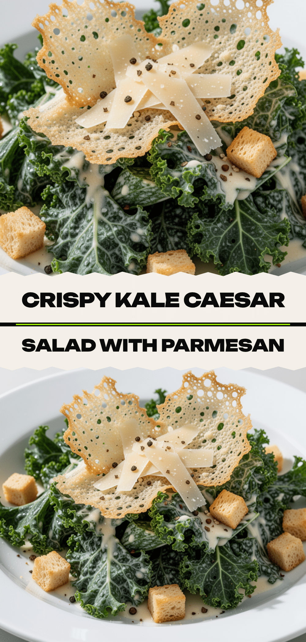 Crunchy Kale Caesar Salad: 5-Ingredient Healthy Lunch 5 crunchy kale caesar salad recipe