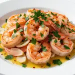 garlic butter shrimp scampi - featured image