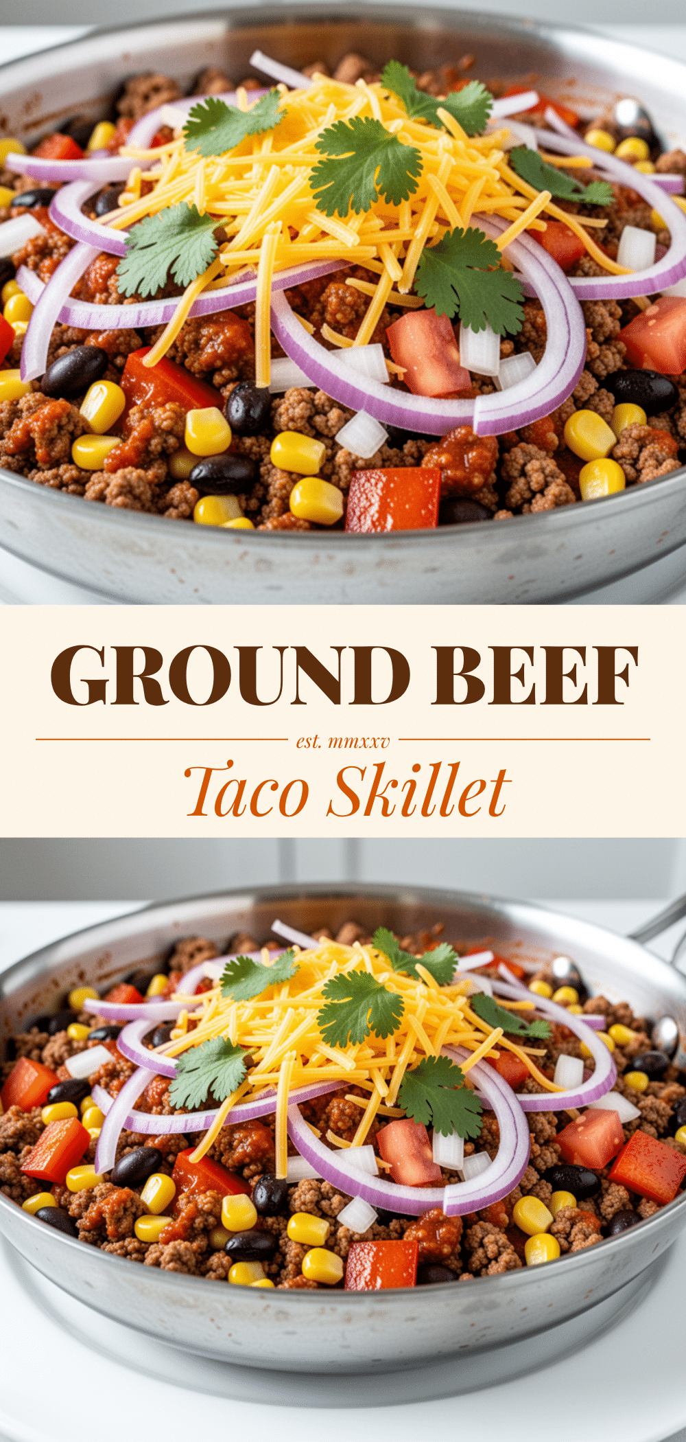 Ground Beef Taco Skillet: Easy 20-Min Weeknight Dinner 5 ground beef taco skillet recipe