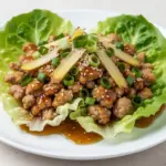 ground chicken lettuce wraps - featured image