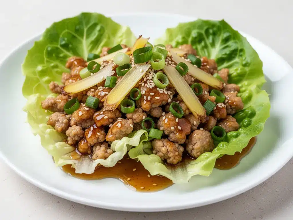 Ground Chicken Lettuce Wraps: 20-Min Healthy Meal 4 ground chicken lettuce wraps preparation steps