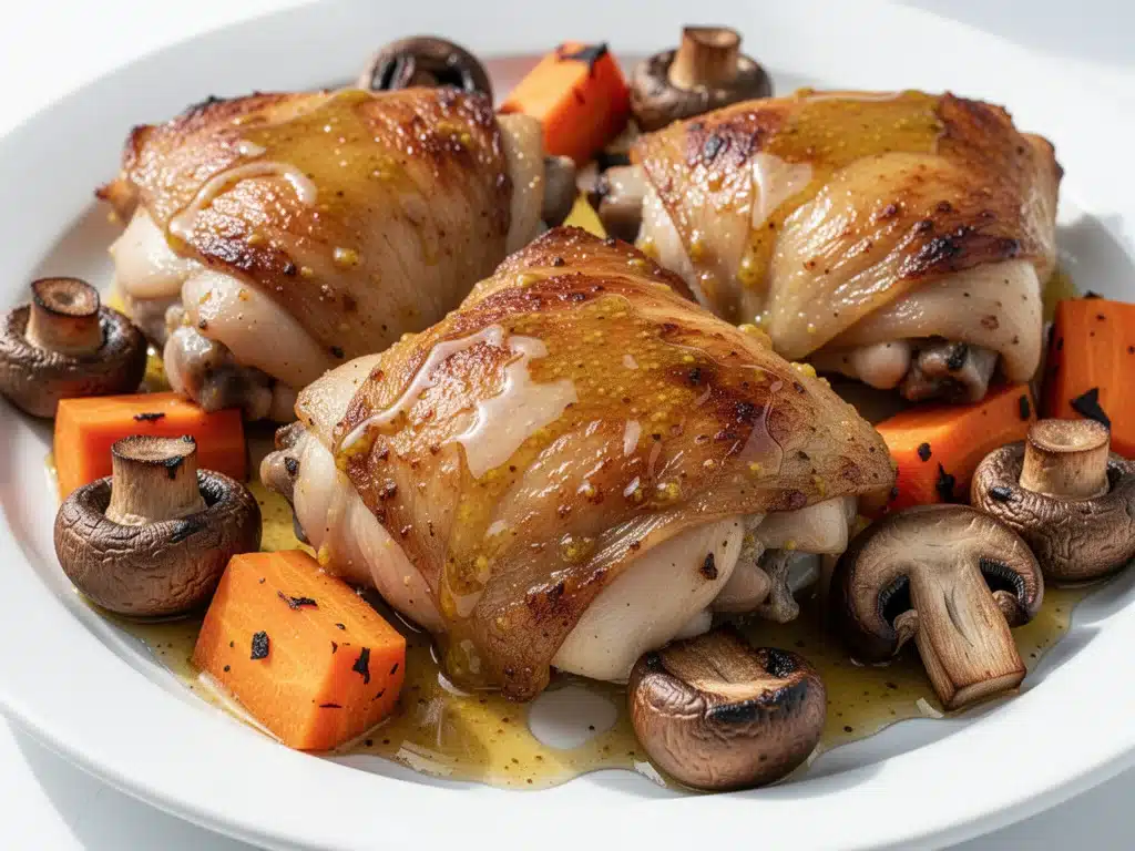 Honey Mustard Chicken Thighs - featured image