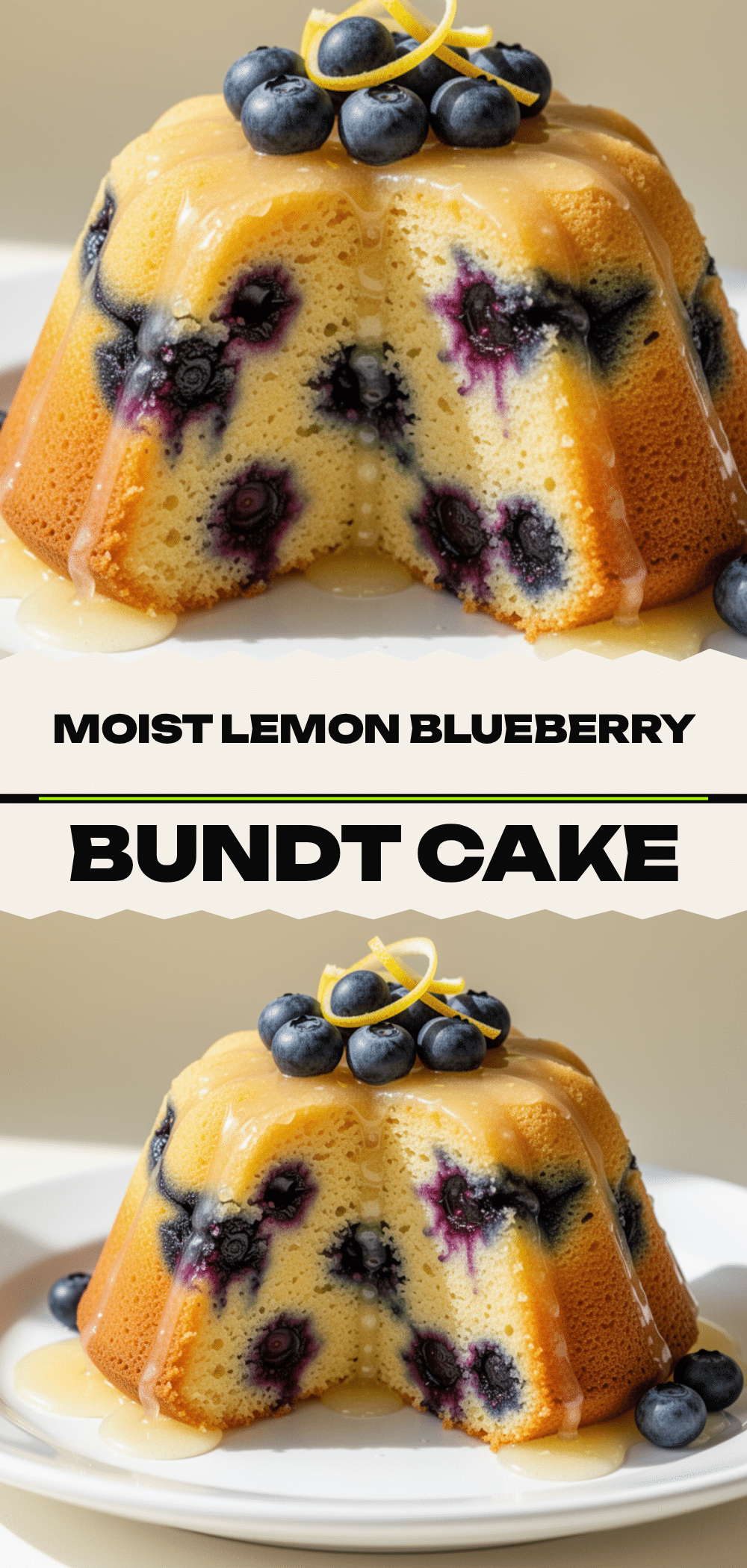 Lemon Blueberry Bundt Cake: 5-Ingredient Sweet Glaze Dessert 5 Lemon Blueberry Bundt Cake recipe