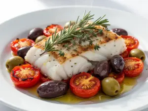 Mediterranean Baked Cod - featured image