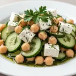 Mediterranean chickpea salad - featured image