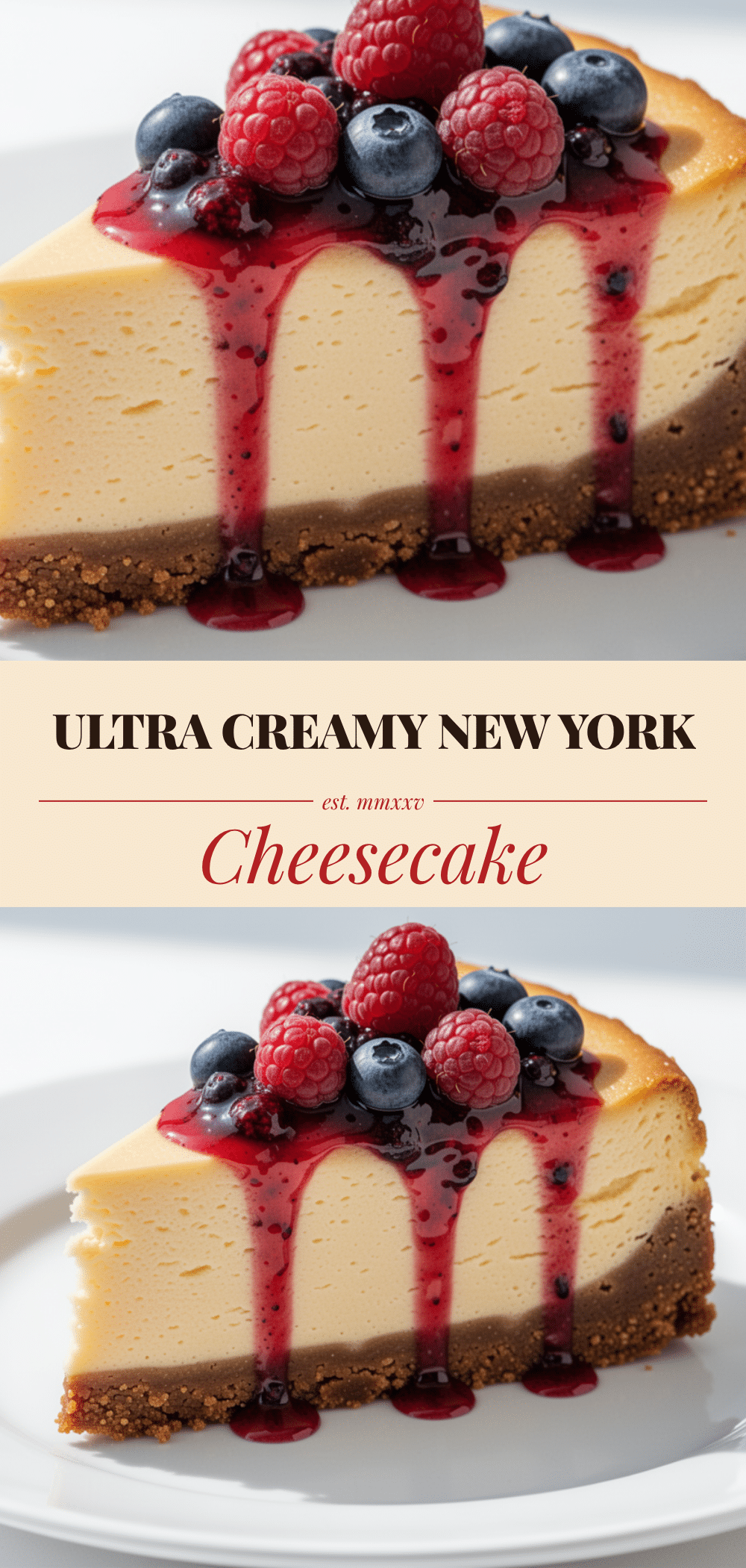 New York Style Cheesecake: Best Classic Berry Dessert 5 New York style cheesecake recipe