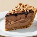no-bake chocolate peanut butter pie - featured image