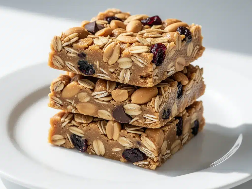 No-Bake Peanut Butter Oat Granola Bars: 5-Minute School Snack 4 no-bake peanut butter oat granola bars preparation steps