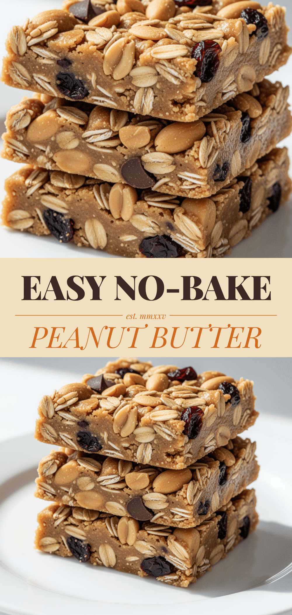 No-Bake Peanut Butter Oat Granola Bars: 5-Minute School Snack 5 no-bake peanut butter oat granola bars recipe