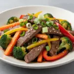 One Pan Beef and Veggie Stir Fry - featured image