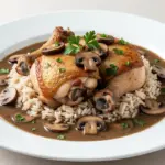 one-pan chicken rice - featured image