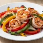 One-Pan Shrimp Fajitas - featured image