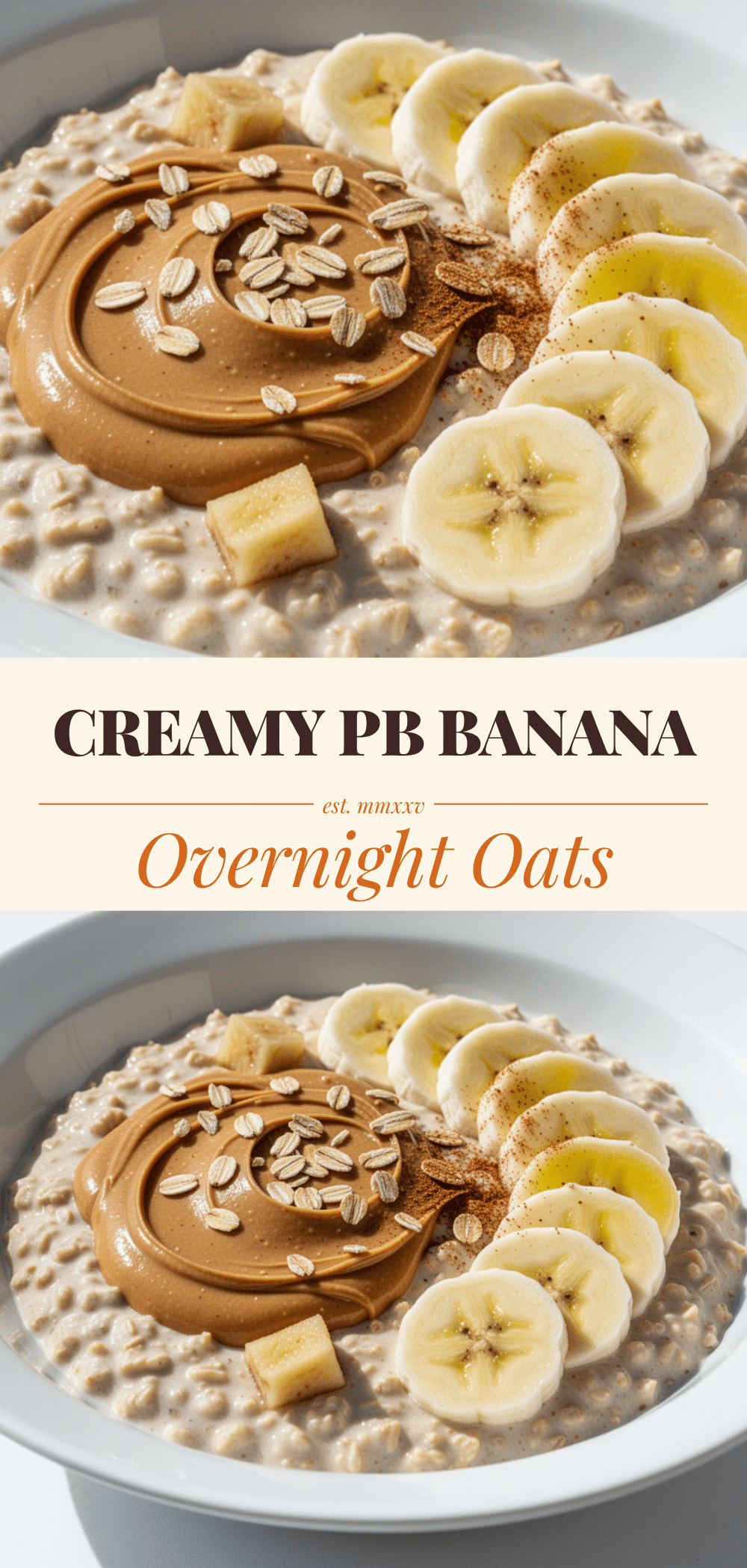 Overnight Oats with Peanut Butter and Banana: 5-Ingredient Easy Breakfast 5 overnight oats with peanut butter and banana recipe