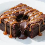 salted caramel brownies - featured image
