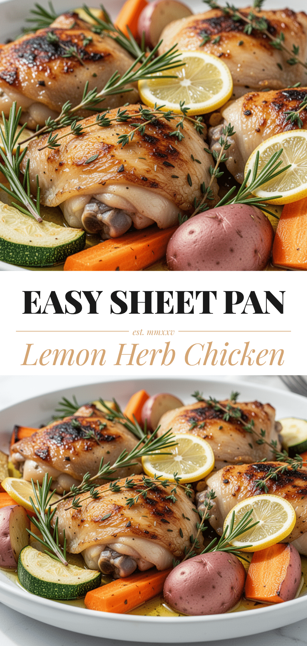 Sheet Pan Lemon Herb Chicken: Easy 30-Minute Dinner 5 Sheet Pan Lemon Herb Chicken recipe