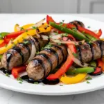 Sheet Pan Sausage and Peppers - featured image