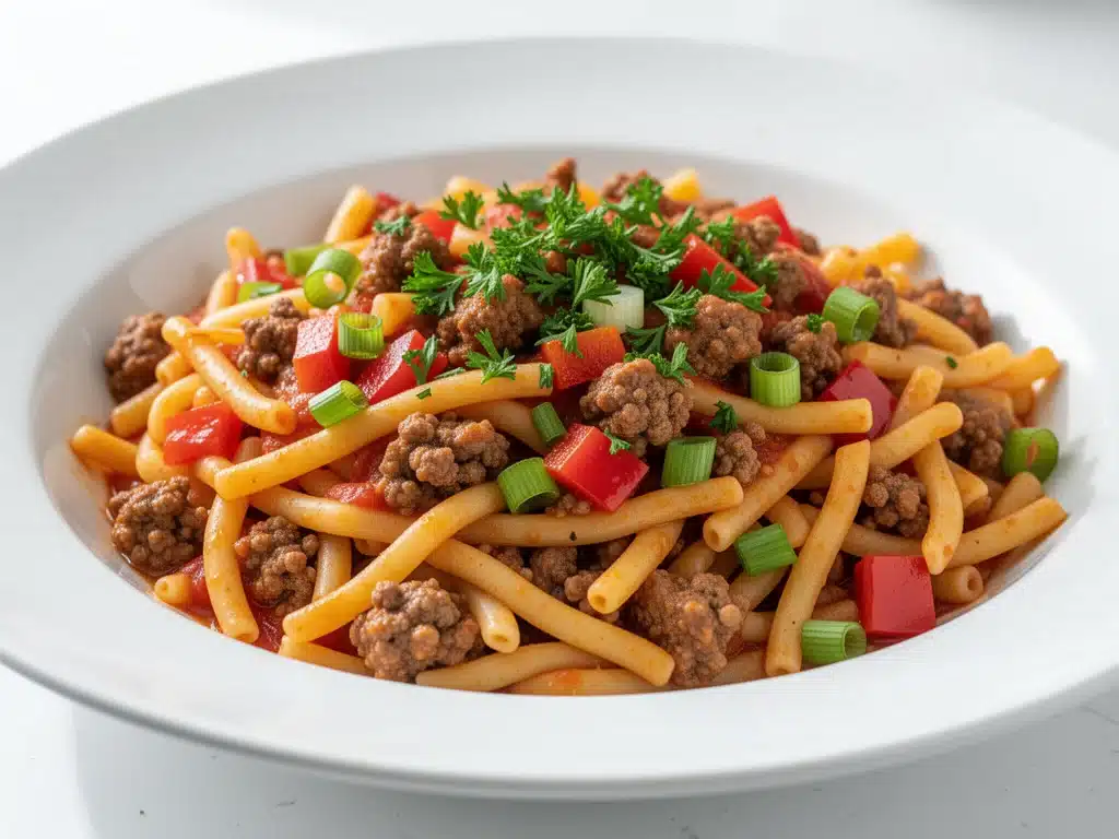 Skillet Ground Beef Goulash - featured image