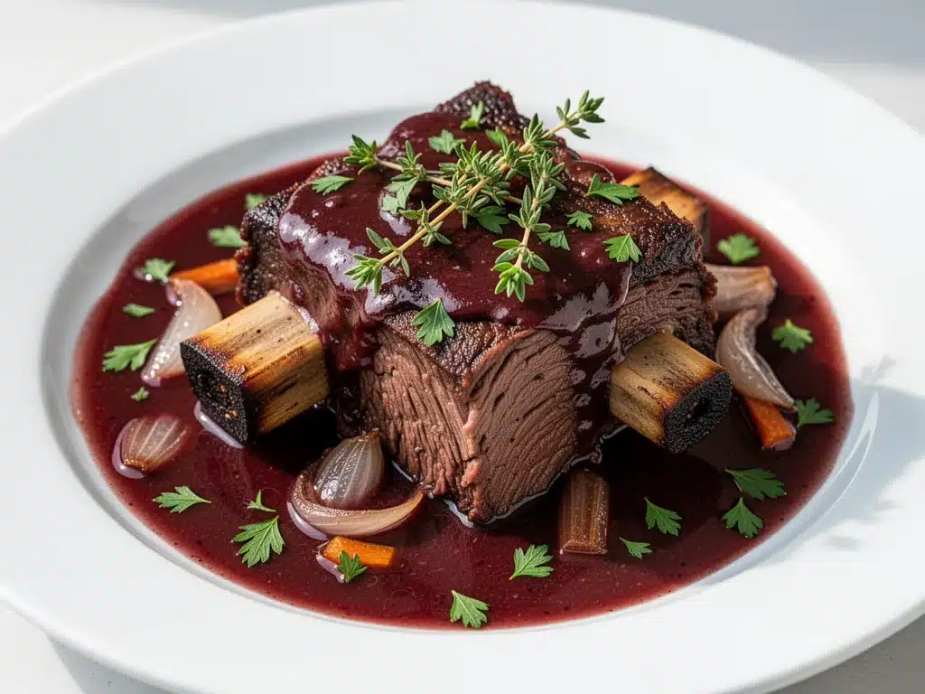slow cooker beef short ribs - featured image