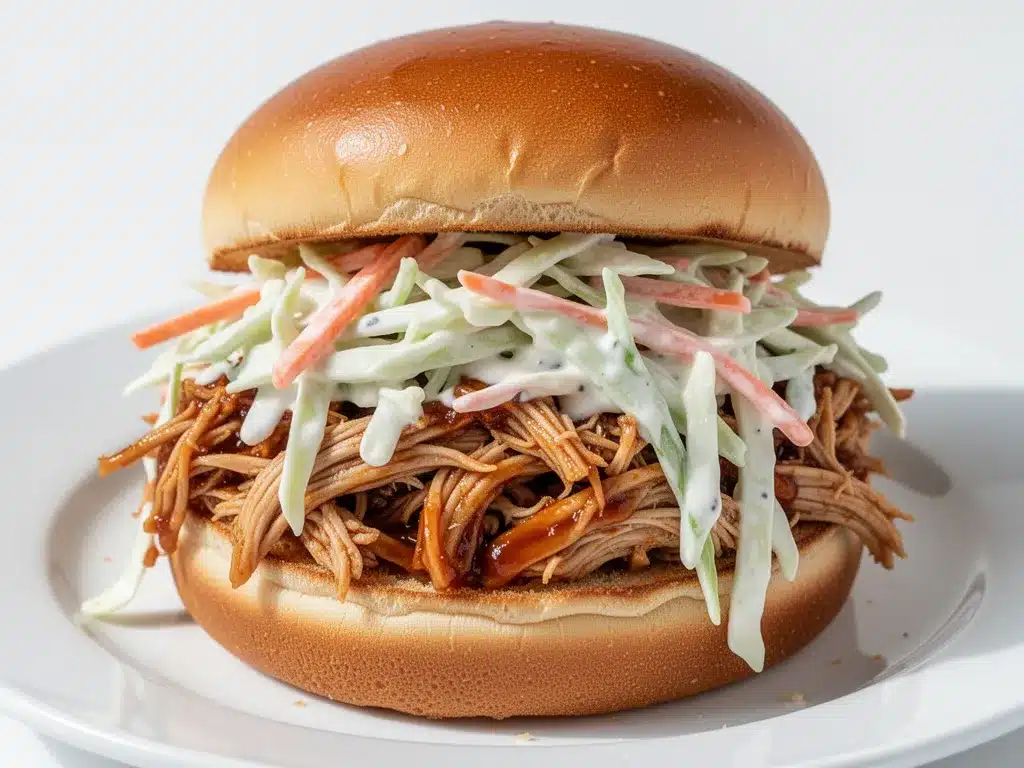 Slow Cooker Pulled Chicken Sandwiches: Easy School Night Dinner 4 slow cooker pulled chicken sandwiches preparation steps