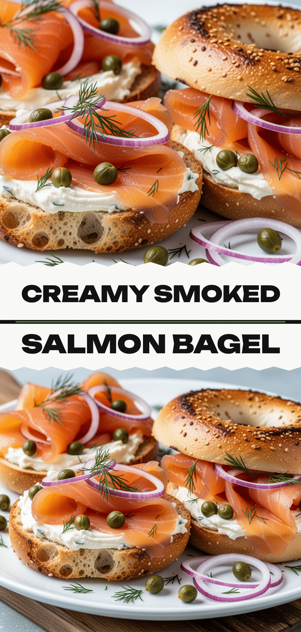 Smoked Salmon Bagel Board: 5 Easy Party Appetizer Ideas 5 Smoked Salmon Bagel Board recipe