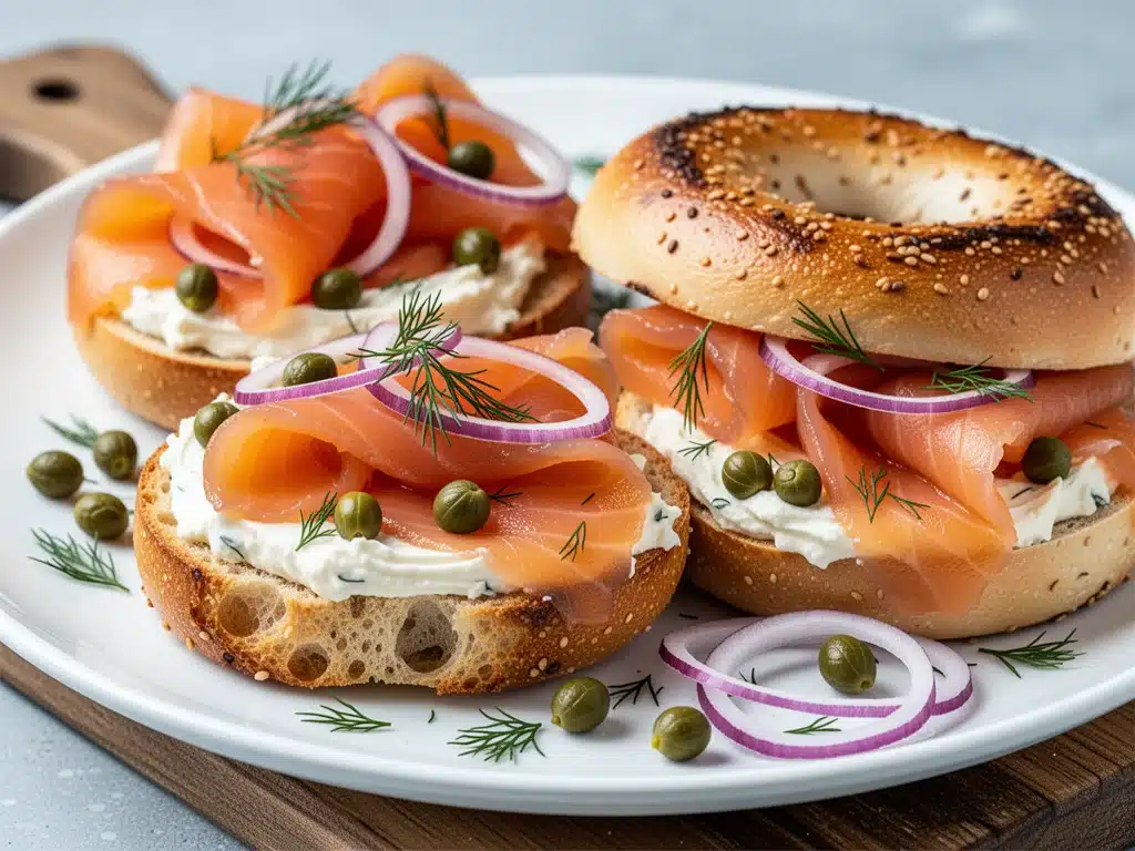 Smoked Salmon Bagel Board - featured image