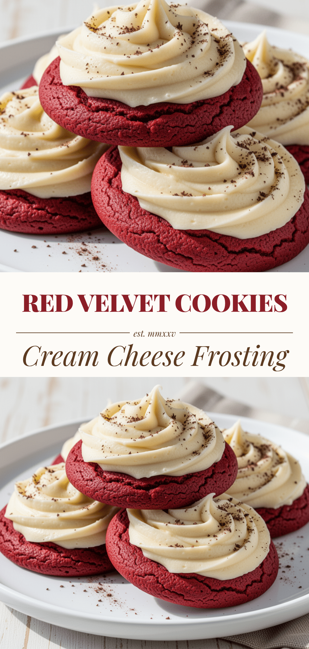 Soft Red Velvet Cookies: Best Easy Cream Cheese Frosting Recipe 5 soft red velvet cookies recipe
