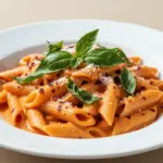 spicy vodka sauce pasta - featured image
