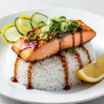 Sweet Teriyaki Salmon Rice Bowls - featured image