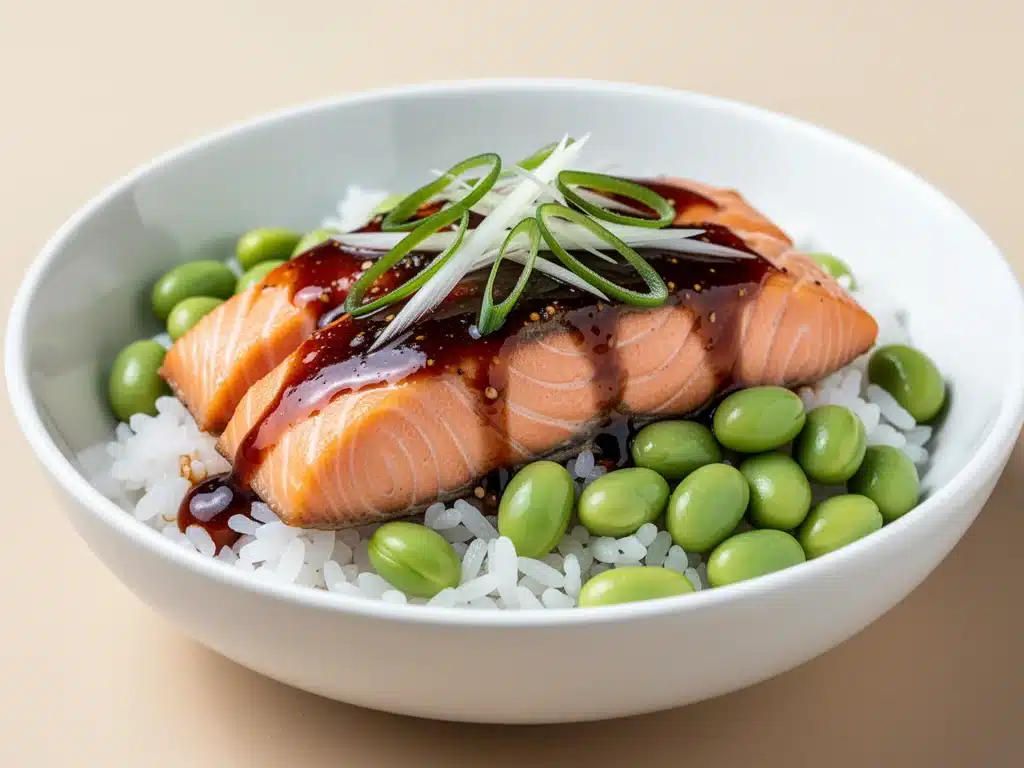 Teriyaki Salmon Rice Bowls - featured image