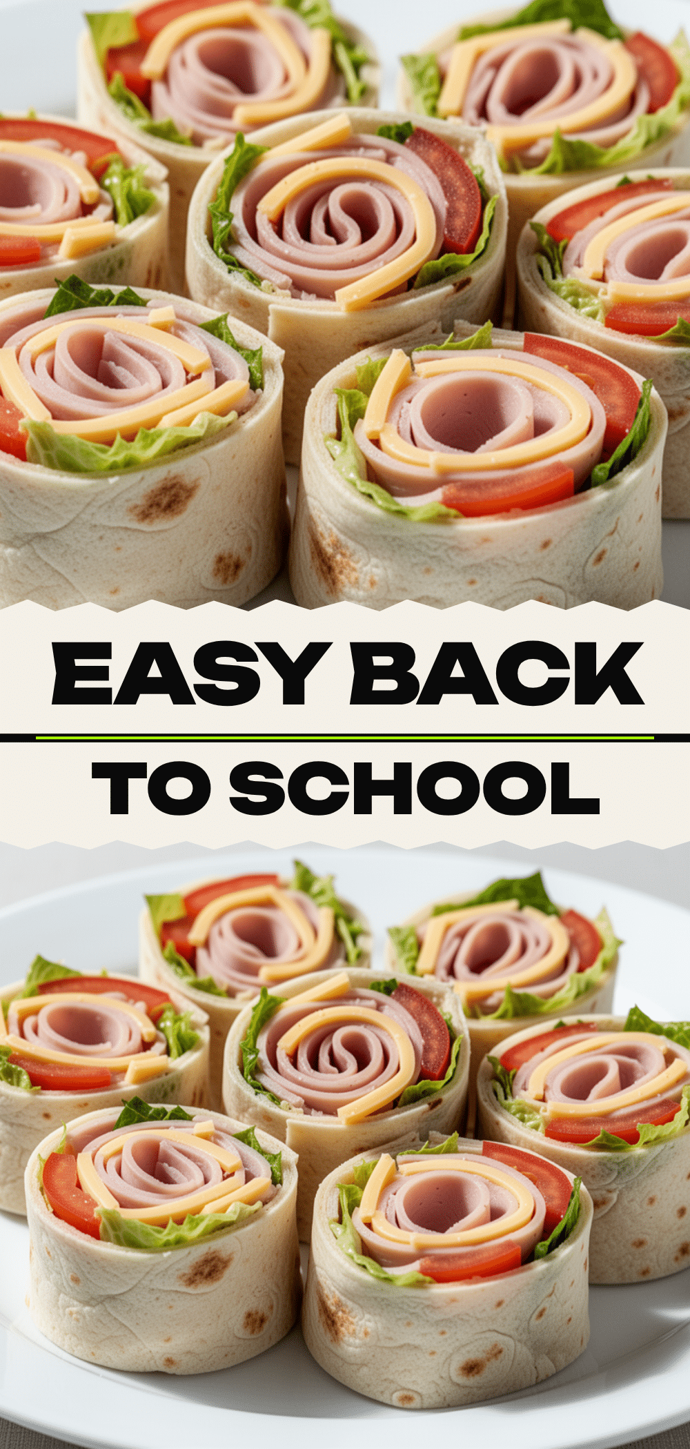Turkey and Cheese Pinwheel Wraps: Best Easy Lunch 5 Turkey and Cheese Pinwheel Wraps recipe