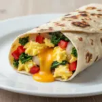 veggie breakfast burritos - featured image