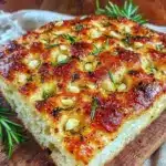 Beginner-Friendly Sourdough Focaccia with Garlic and Rosemary - featured image